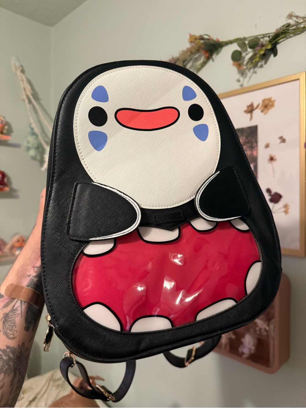 No Face Ita Backpack - Studio Ghibli's Spirited Away purse / bag